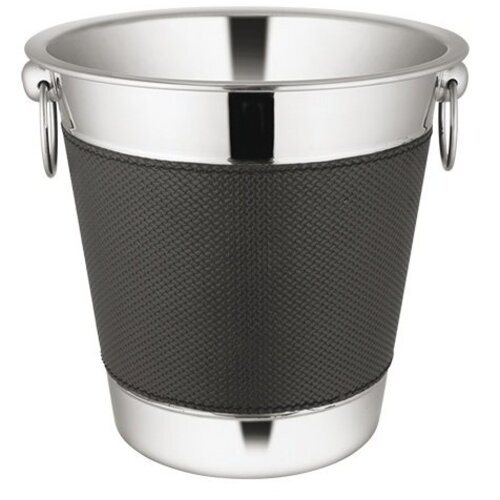 CHRselect Seau à Champagne Premium INOX 18/10 | avec Anneaux | Ø 220x(H)210mm