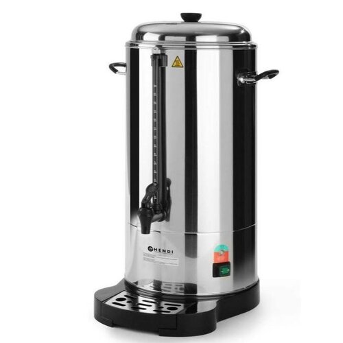 Hendi Percolateur en Acier Inoxydable | Double Paroi | Avec Support de Tasse | 100 Tasses | 15 Litres |  MEILLEUR TESTÉ!