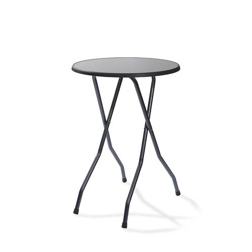 CHRselect Table de Fête | London | Noir | 8 Kg | (H) 110 cm - Ø 70 cm | Lot de 2