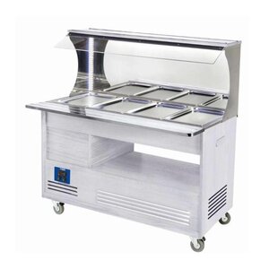 Diamond Buffet Bain Marie | Chauffant | 4 x 1/1 GN | Couleur Blanc | 1040(1495)x690(855)xh1405 Diamond Buffet Bain Marie | Chauffant | 4 x 1/1 GN | Couleur Blanc | 1040(1495)x690(855)xh1405