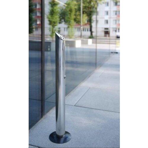 Hendi Cendrier sur Colonne | Ø80mmx (H) 920mm Debout seul | ou Monté au Sur Pied