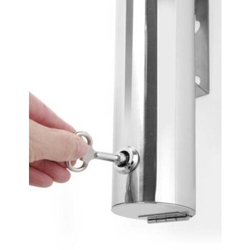 Hendi Cendrier Mural en Acier Inoxydable | Conception Robuste Facile à vider | ø75x (H) 460mm