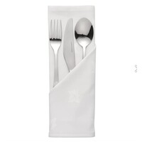 Serviettes Blanches | 100% Coton | Lot de 10 pièces | Disponibles en 2 tailles