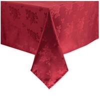 Nappe Traditions | Bordeaux | 100% polyester | Disponibles en 2 tailles
