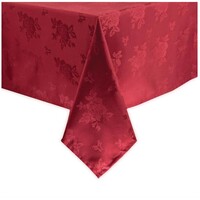 Nappe Traditions | Bordeaux | 100% polyester | Disponible en 2 tailles