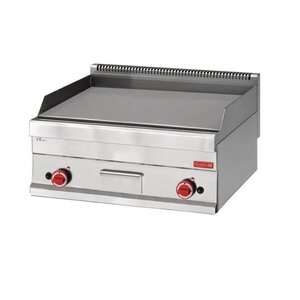 Gastro M Plancha Gaz  | Gastro M 650 | avec plaque lisse chromée 65/70FTG-CR | 280(H) x 700(L) x 650(P)mm