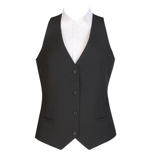 CHRselect Gilet Dames| 4 Boutons | Noir | Disponible en 6 tailles CHRselect Gilet Dames| 4 Boutons | Noir | Disponible en 6 tailles