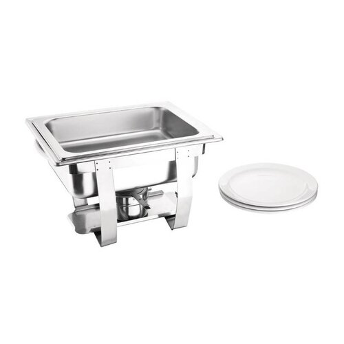 CHRselect Chafing Dish Milan | GN 1/2 | 3,7 Litres | 365x300x300(h)mm CHRselect Chafing Dish Milan | GN 1/2 | 3,7 Litres | 365x300x300(h)mm