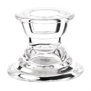 CHRselect Bougeoir en Verre | 6 Pièces | Ø7x (h) 60mm