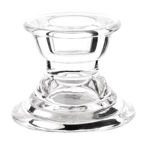 CHRselect Bougeoir en Verre | 6 Pièces | Ø7x (h) 60mm