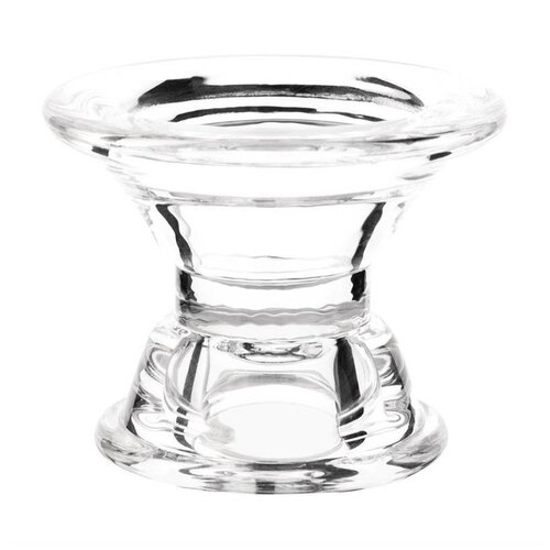 CHRselect Bougeoir en Verre | 6 Pièces | Ø7x (h) 6cm