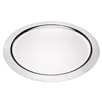 Plateau de Présentation | Rond | Inox | Disponible en 2 Tailles