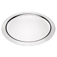 Plateau de Présentation | Rond | Inox | Disponible en 2 Tailles