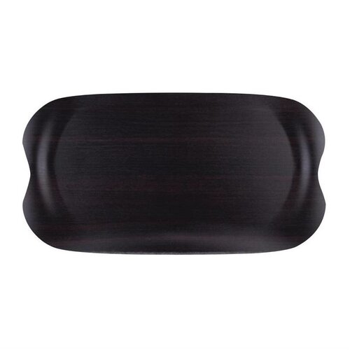 CHRselect Plateau de service | 43x23cm  | Bois foncé veiné