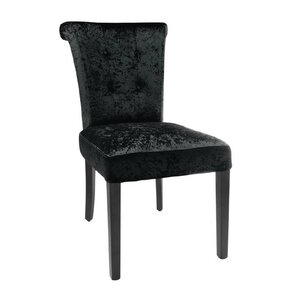 Bolero Chaises en velours | Bolero | Noire | Lot de 4