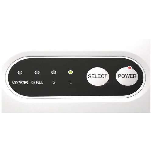 CHRselect Machine à Glaçons de Comptoir | 10kg / 24h | 244x373x315(h)mm