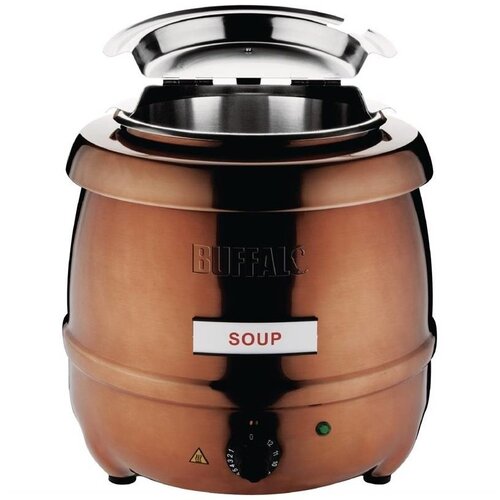 Buffalo Marmite à Soupe Buffalo | Finition Cuivrée | 10Litres | Ø330x375(h)mm Buffalo Marmite à Soupe Buffalo | Finition Cuivrée | 10Litres | Ø330x375(h)mm
