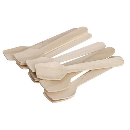 Fiesta Cuillères à Glace | en Bois | Fiesta 96mm | Lot de 100