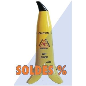 CHRselect Cône Sol Glissant Multilingue | Banana | 60(h)cm | PROMOTION XXL!