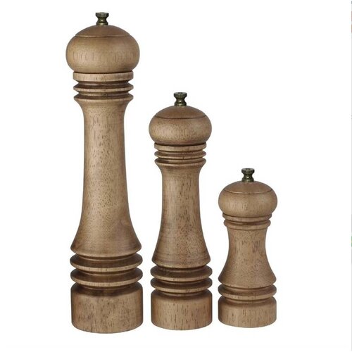 CHRselect Moulin à Sel et Poivre en Bois Effet Vieilli | 225mm