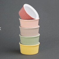 Ramequin de Couleur | Olympia 70ml | Lot de 12 | 32(H) x 70(Ø)mm