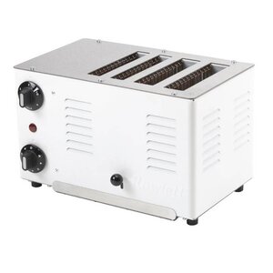 CHRselect Grille-Pain | Rowlett Rutland | Regent Thick nThin | 4 Fentes Blanc | 220(H) x 210(L) x 388(P)mm CHRselect Grille-Pain | Rowlett Rutland | Regent Thick nThin | 4 Fentes Blanc | 220(H) x 210(L) x 388(P)mm