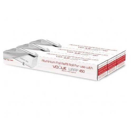 Vogue Rouleaux de Papier|  Aluminium | pour Distributeur | 488(H) x 211(L) x 65(P)mm