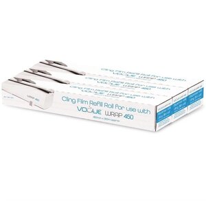 Vogue Rouleaux de Film Alimentaire  | pour Distributeur  | 488(H) x 206(L) x 63(P)mm