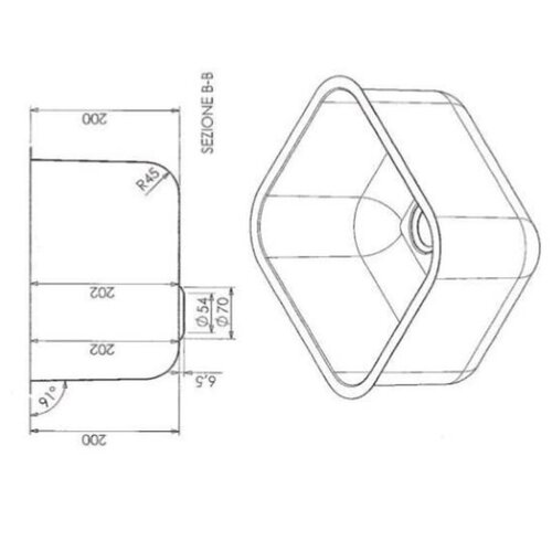 Combisteel Plonge | 340x300x200(h)mm