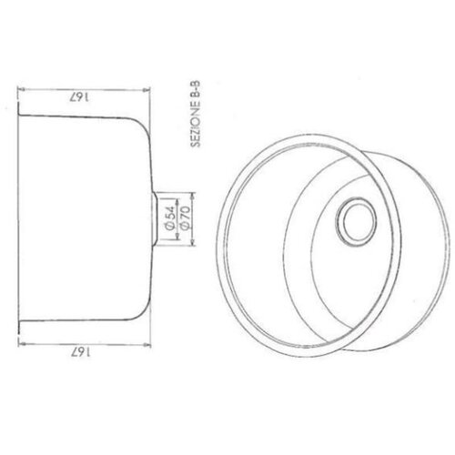 Combisteel Plonge | Rond | Ø300mm