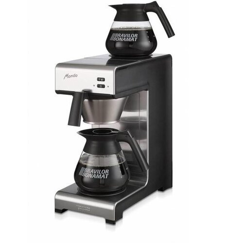 Bravilor Bonamat Cafetière Mondo 2 | Café filtre 2 pichets en verre 195x406x (H) 446cm