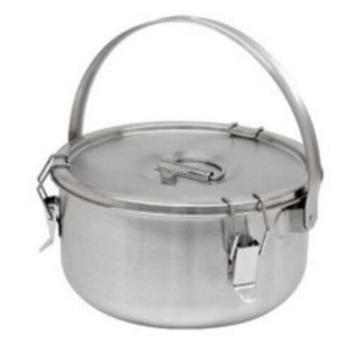 CHRselect Conteneur á Soupe Inox | 5 Litres | Grande Anse | Ø300x170mm