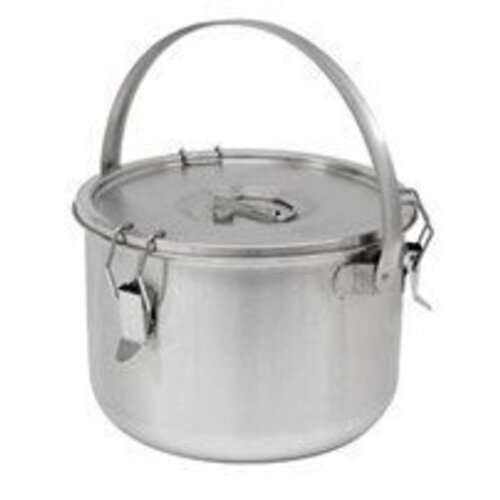 CHRselect Conteneur á Soupe Inox | 10 Litres | Grande Anse | Ø300x225mm