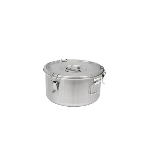 CHRselect Conteneur á Soupe Inox | 10 Litres | Poignées Latérales | Ø300x225mm