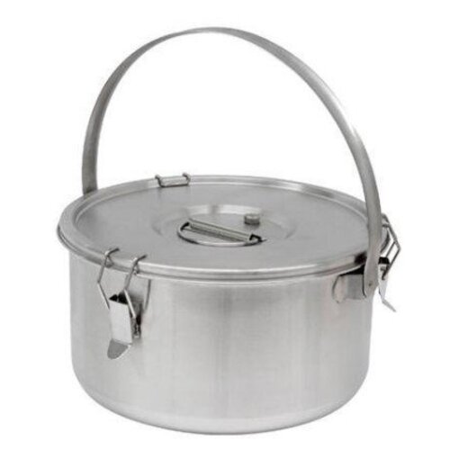 CHRselect Conteneur á Soupe Inox | 15 Litres | Grande Anse | Ø360x215mm