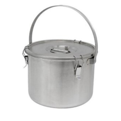 CHRselect Conteneur á Soupe Inox | 20 Litres | Grande Anse | Ø360x285mm