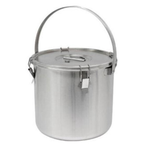 CHRselect Conteneur á Soupe Inox | 25 Litres | Grande Anse | Ø360x350mm