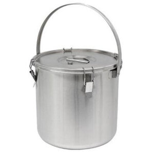 CHRselect Conteneur á Soupe Inox | 30 Litres | Grande Anse | Ø360x400mm