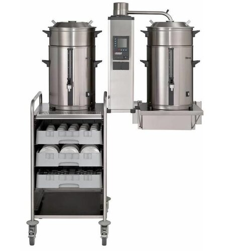 Bravilor Bonamat Cafetière B5 HW W L / R | Filtre rond 615x540x740 mm