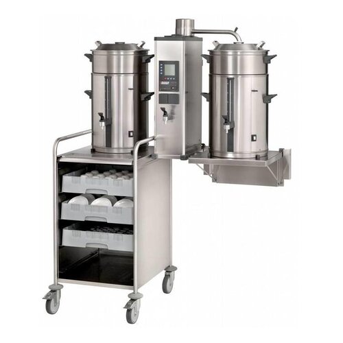 Bravilor Bonamat Cafetière |Filtre rond B20 HW W | 2x 20 litres 3 parties