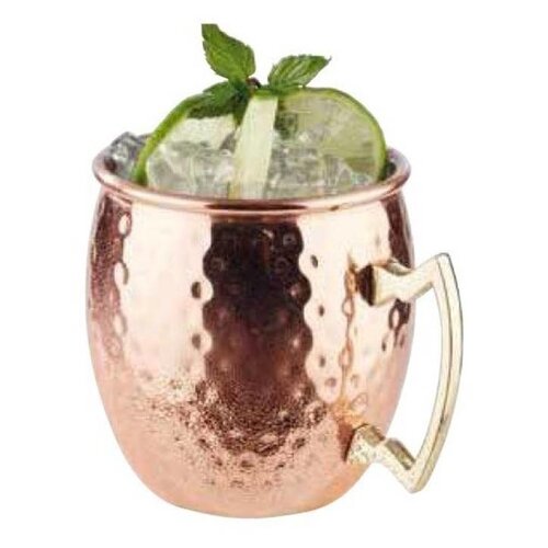 APS Mule Moscow |   Acier inoxydable avec aspect cuivre 550 ml Poignée dorée