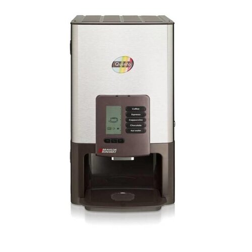 Bravilor Bonamat Cafetière Quinto | 4 boissons différentes 3 bidons | 310x426x570 mm