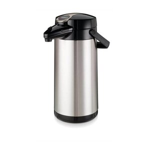 Bravilor Bonamat Bravlilor Airpot Furento | Pot Intérieur en Verre | Boîtier en Inox | 2,2 Litres | Ø164x378(h)mm