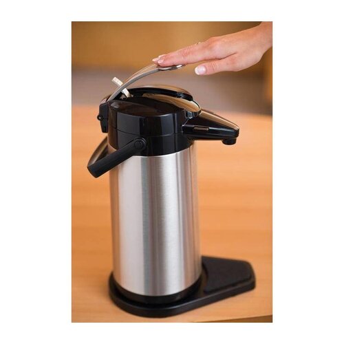 Bravilor Bonamat Bravlilor Airpot Furento | Pot Intérieur en Verre | Boîtier en Inox | 2,2 Litres | Ø164x378(h)mm