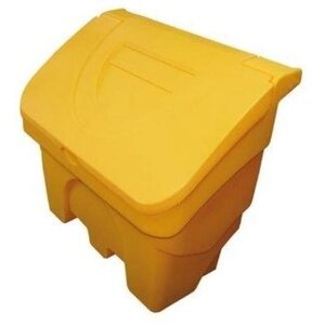CHRselect Bac à Sel de Déneigement | 200 Litres | Jaune
