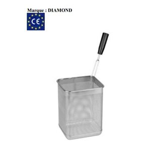 Diamond Panier Cuiseur à Pâtes | Poignée Latérale Droite | 165x145x215(h)mm