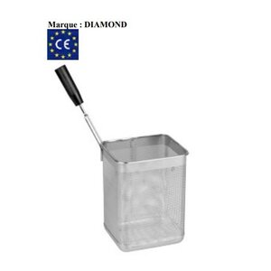 Diamond Panier Cuiseur à Pâtes | Poignée Latérale Gauche | 165x145x215(h)mm