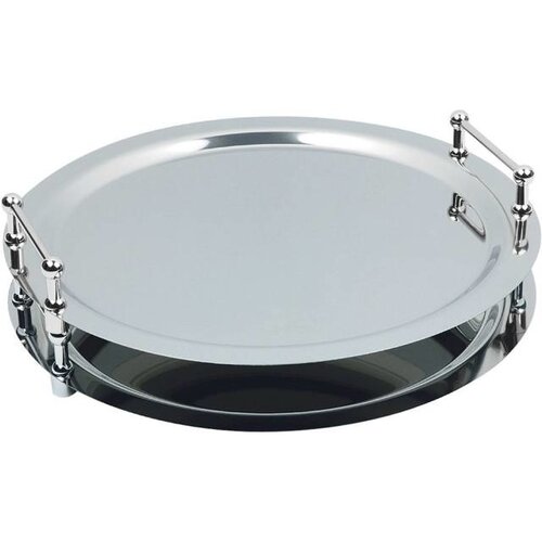 Stalgast Plateau de Service avec Poignées | Chromées | Ø480x60mm Stalgast Plateau de Service avec Poignées | Chromées | Ø480x60mm