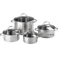 Set de 4 Marmites | avec Couvercles