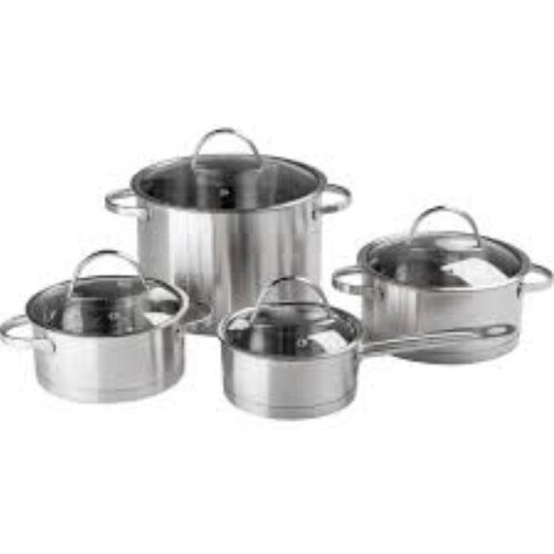 CHRselect Set de 4 Marmites | avec Couvercles